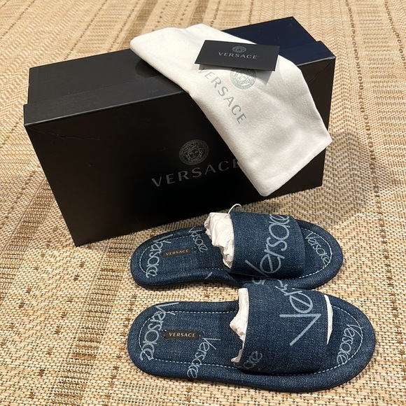 Versace Denim Sandals - Picture 2 of 5